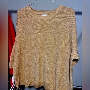 J. Jill sand colored knit sweater
